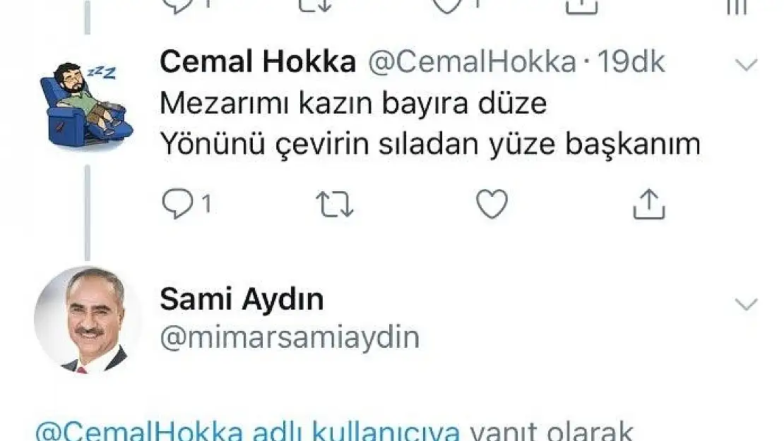 'Başkanla güldüren mezar diyalog'