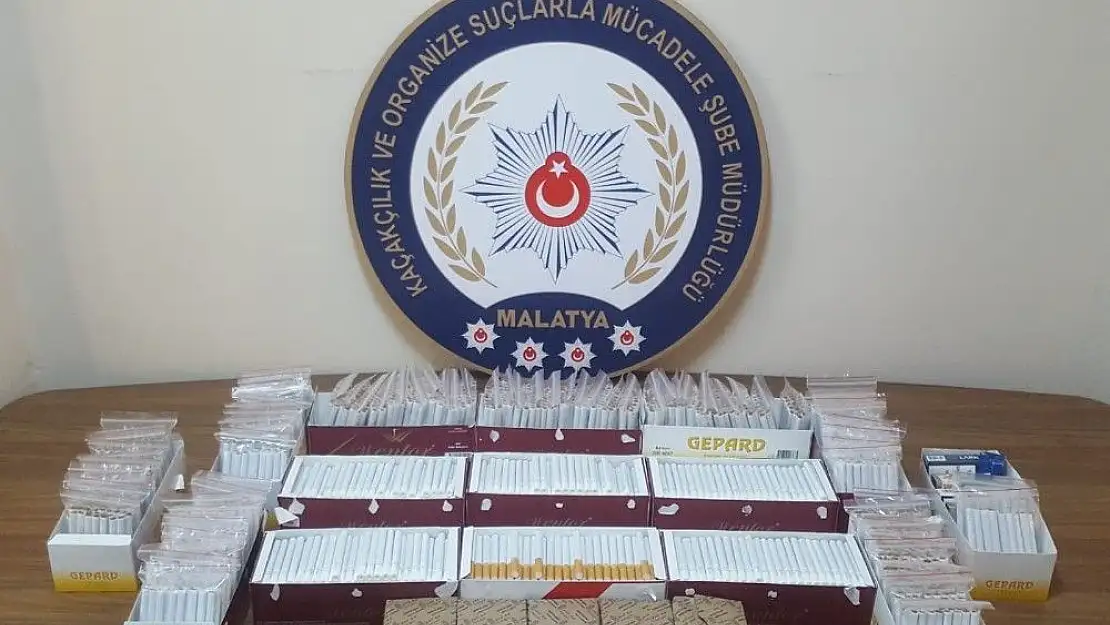 'Malatya´da kaçakçılık operasyonu'