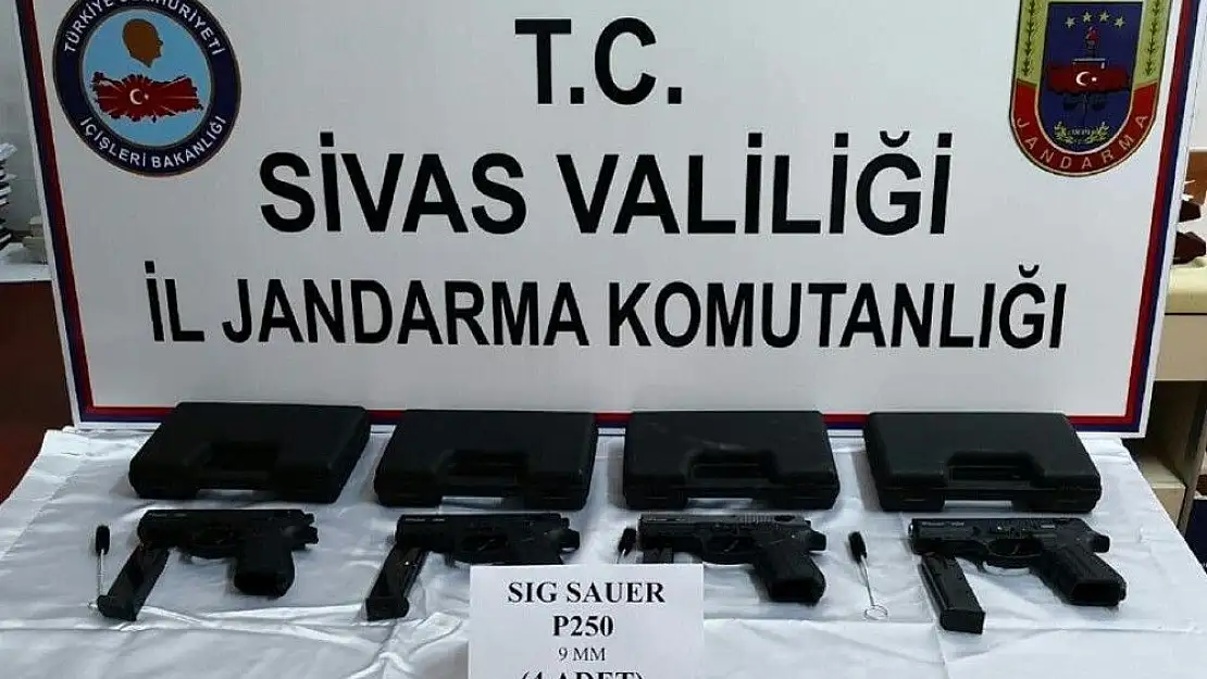 'Sivas´ta silah kaçakçılığı operasyonu'