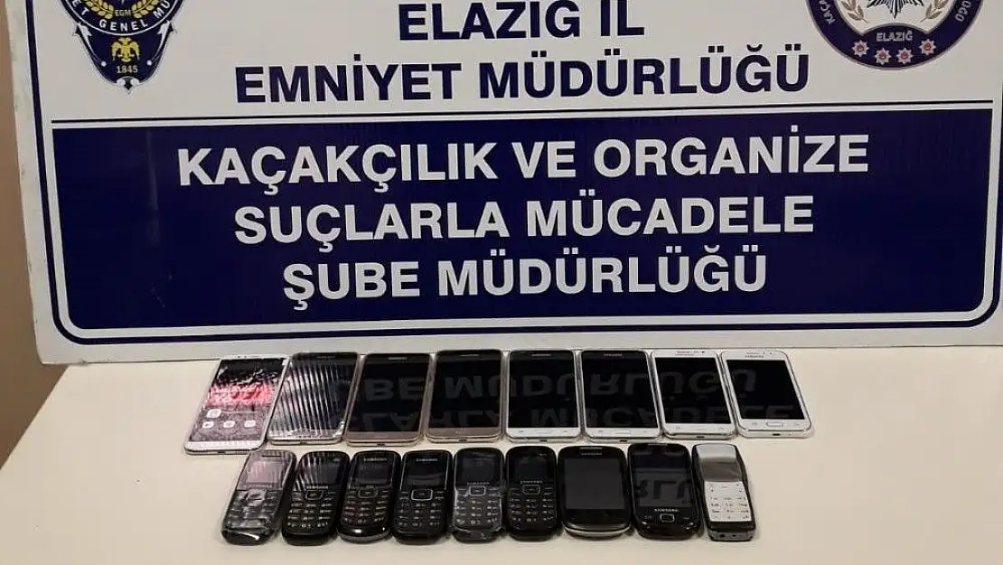 'Elazığ´da 17 adet kaçak telefon ele geçirildi'
