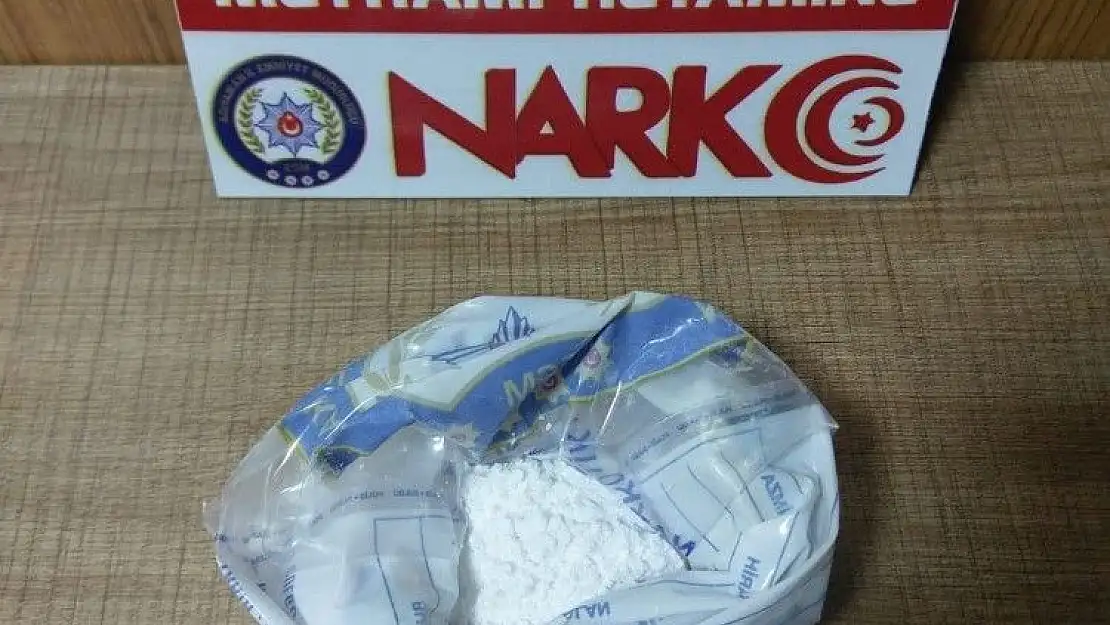 'Uyuşturucu ile yakalanan şahıs tutuklandı'