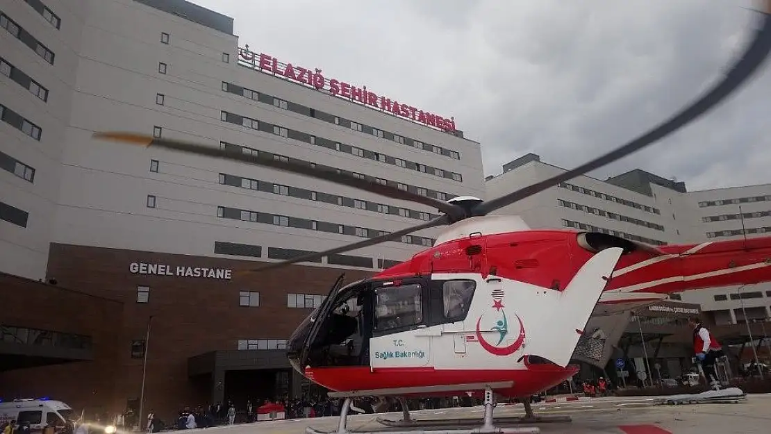 'Damdan düşen şahıs helikopterle hastaneye kaldırıldı'