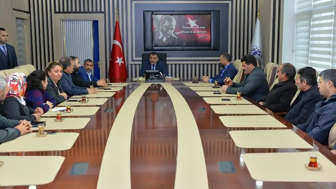 'Başkan Gürkan´a ziyaretler'
