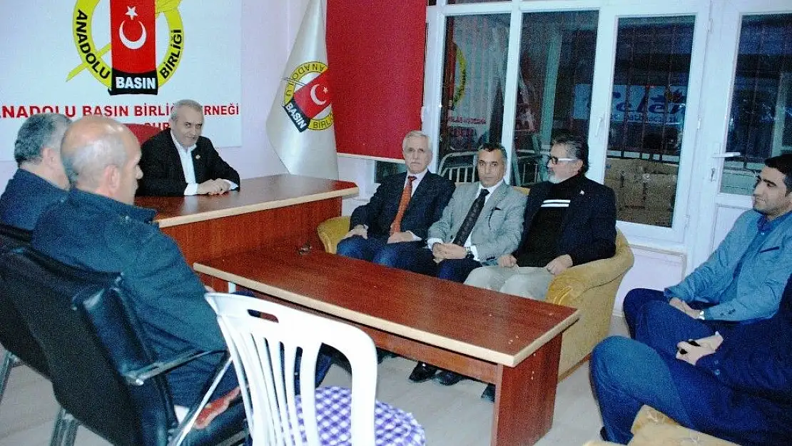'Başkan Adayı Mahmut Polat, Anadolu Basın Birliğini ziyaret etti'