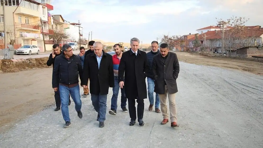 'Başkan Yanılmaz çalışmaları yerinde inceledi'
