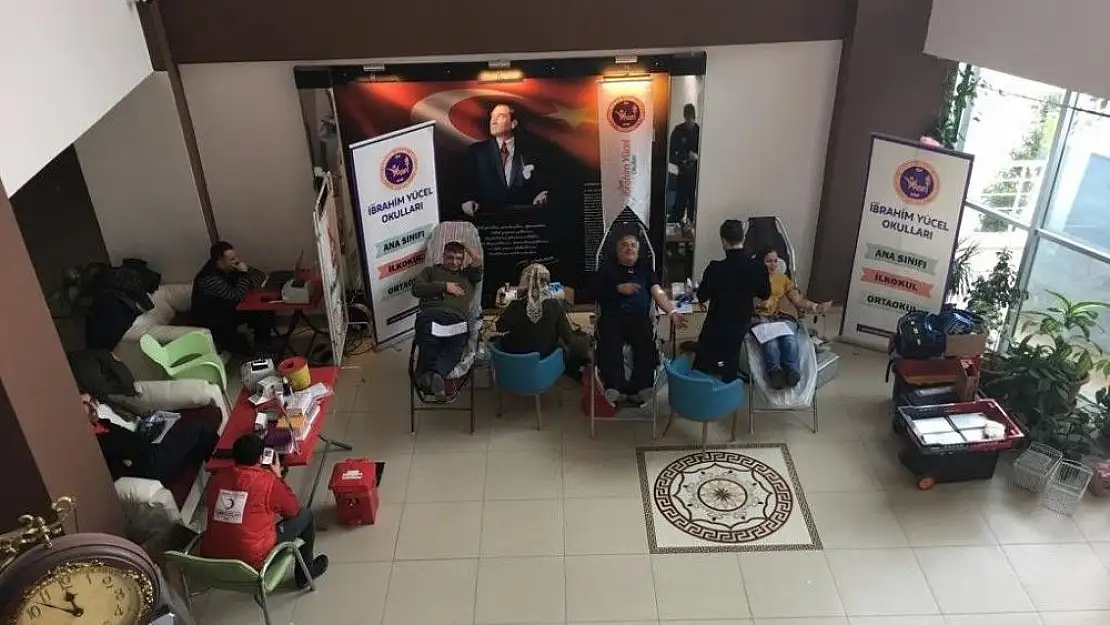 'Özel İbrahim Yücel Okullarında kan bağışı'