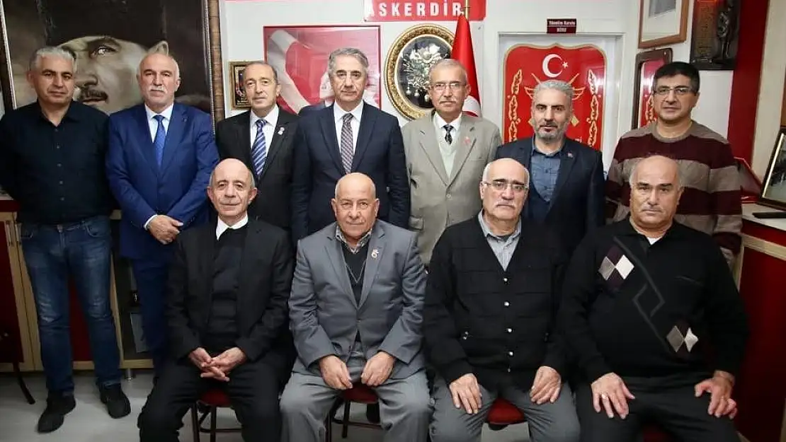 'Başkan Yanılmaz gazilerle bir araya geldi'
