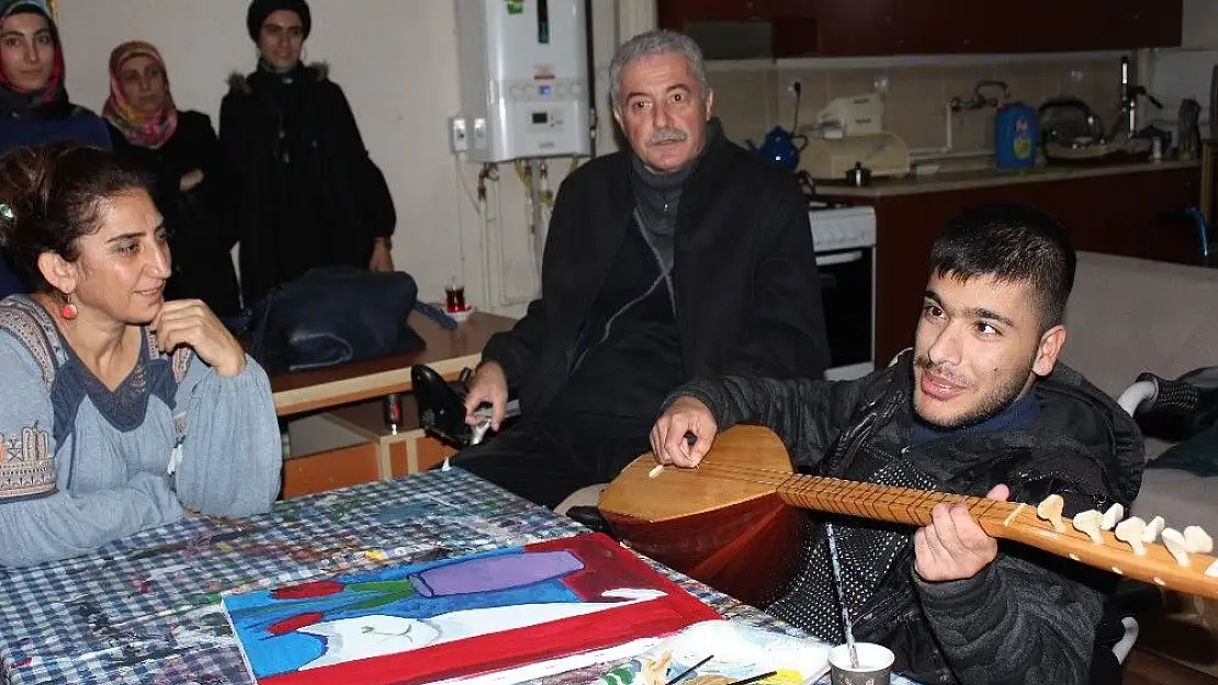 'Engelini aşan Okan´ın bir günü'
