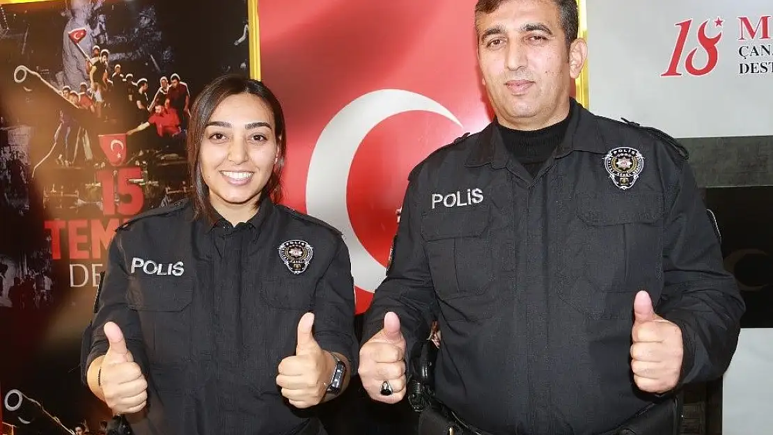 'Polis baba kız, olaydan olaya koşuyor'