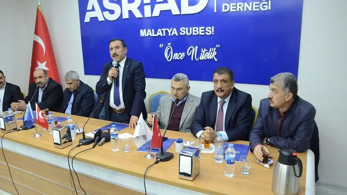 'Başkan Gürkan, ASRİAD Malatya Şubesini ziyaret etti'