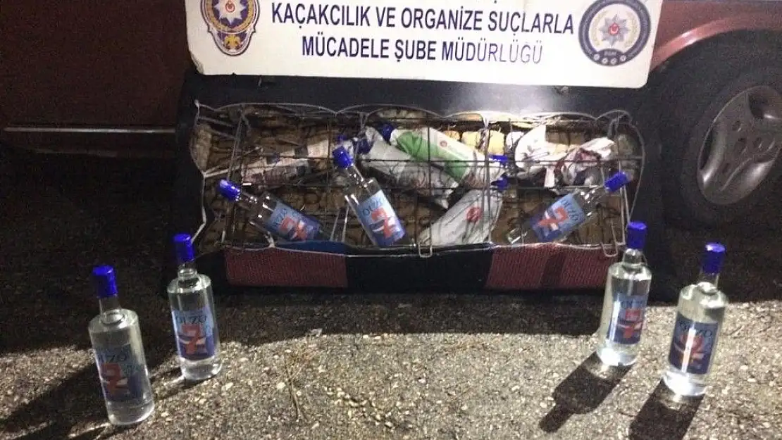 'Kahramanmaraş ve Elbistan´da kaçak içki operasyonu'