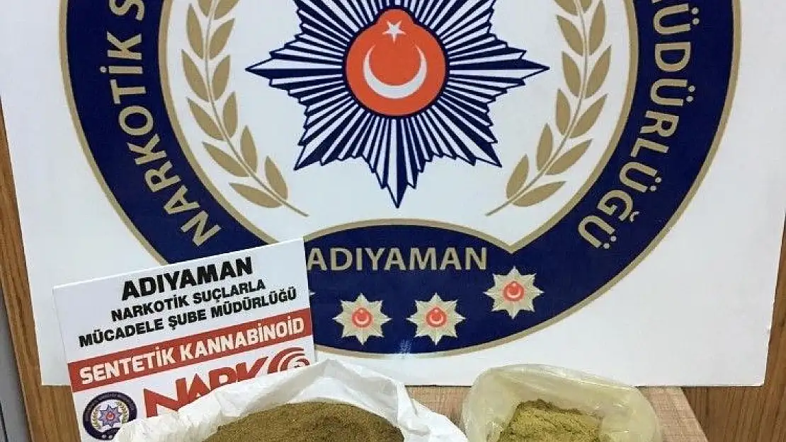 'Adıyaman´da sentetik uyuşturucu ele geçirildi'