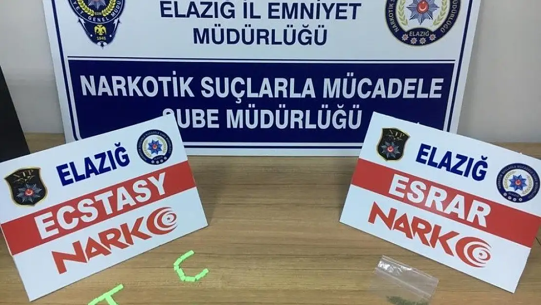'Elazığ´da uyuşturucu haplarla yakalanan şüpheli tutuklandı'