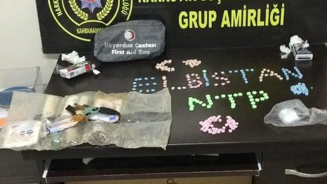 'İlk yardım çantasından uyuşturucu hap çıktı: 2 gözaltı'