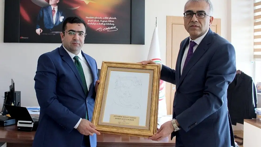 'Adıyaman Adalet Sarayı Türkiye´nin ilk `bebek dostu´ kurumu'