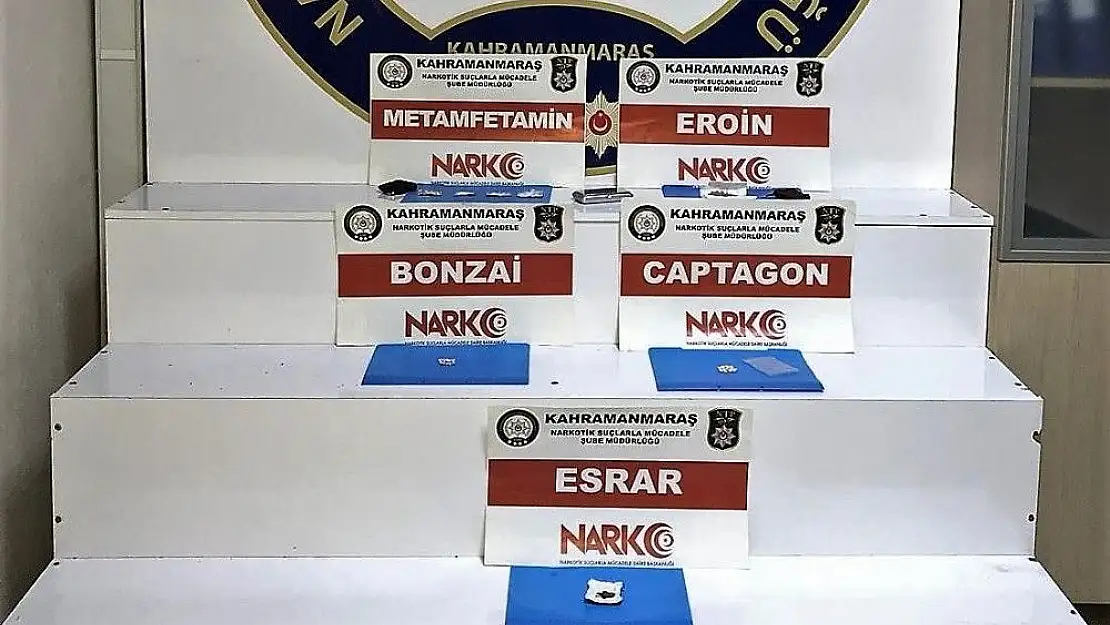'Kahramanmaraş´ta uyuşturucu operasyonu: 1 tutuklama'