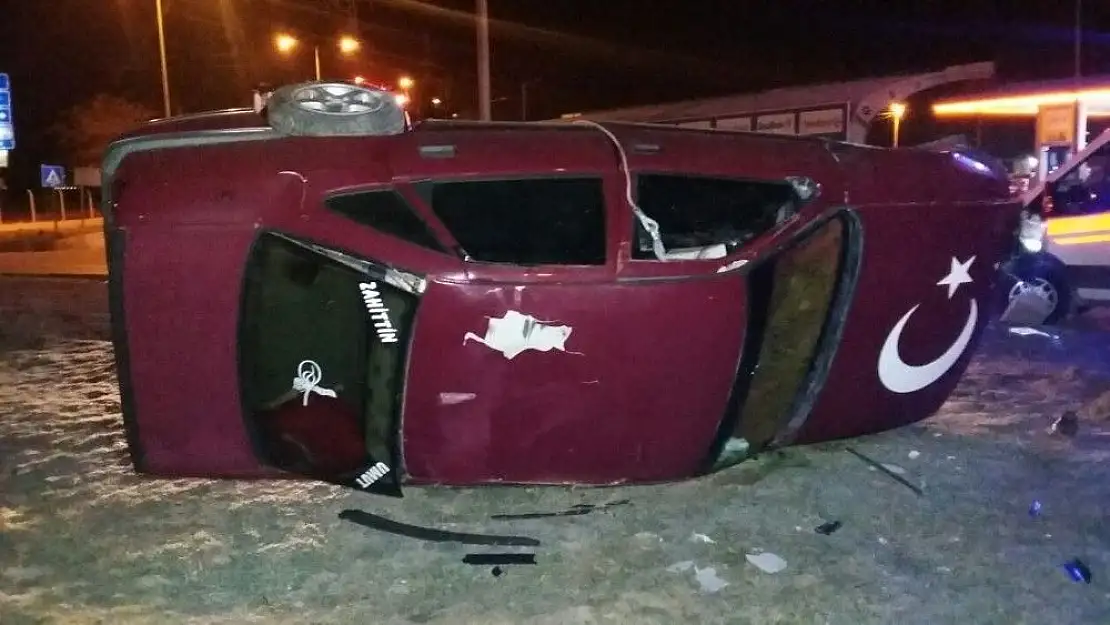 'Kahramanmaraş´ta otomobil takla attı: 1 ölü, 1 yaralı'