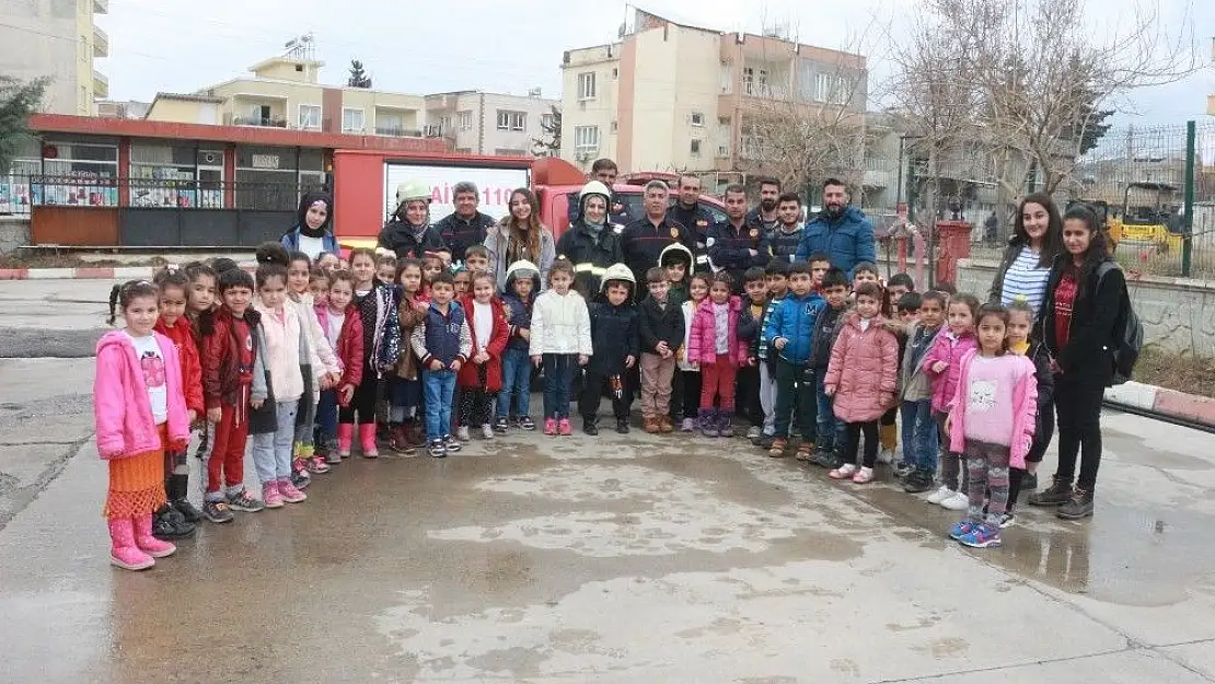 'Öğrencilere itfaiye mesleği tanıtıldı'