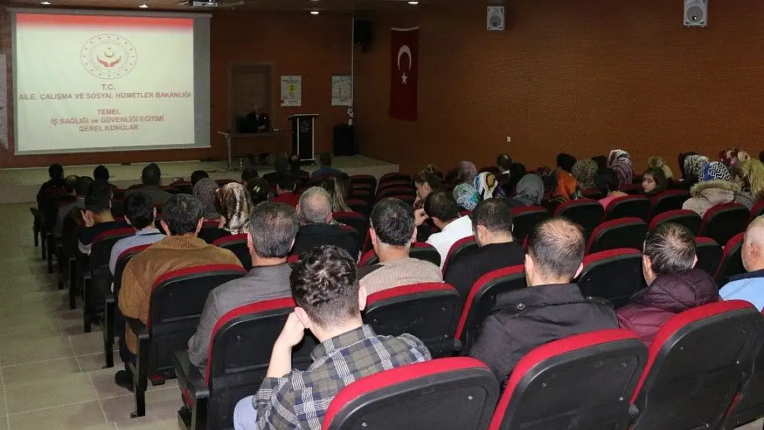 'Elazığ´da ''İş Sağlığı ve Güvenliği'' semineri'