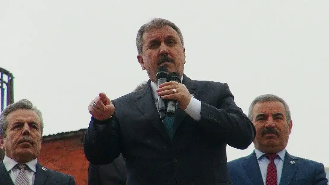 'BBP Genel Başkanı Destici: ''HDP´ye verilen seçim yardımı Kandil´e gidiyor'''