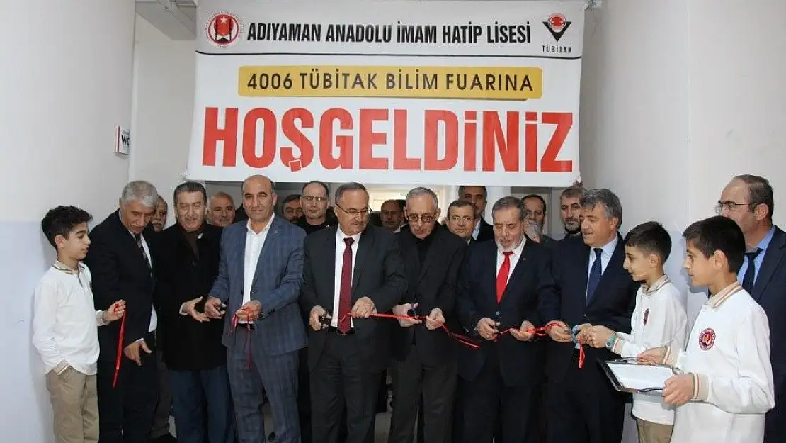 'Proje İmam Hatip Ortaokulunun TÜBİTAK bilim fuarı açıldı'