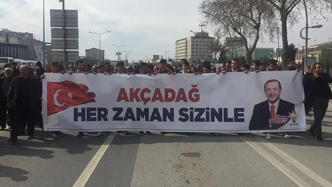 'Akçadağlılardan Erdoğan´ın mitingine büyük ilgi'