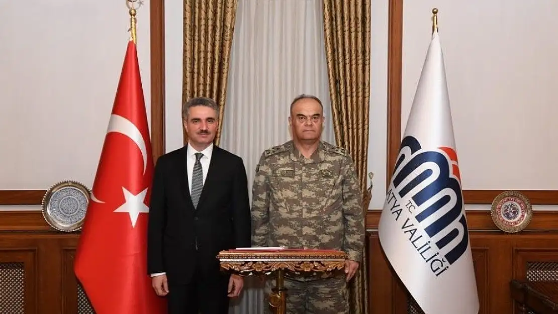 'Korgeneral Yayla´dan Vali Baruş´a ziyaret'