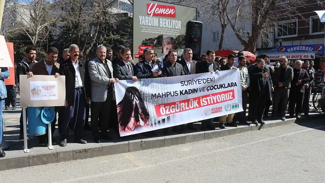 'Hapishanedeki Suriyeli kadınlar ve çocuklar için özgürlük istendi'