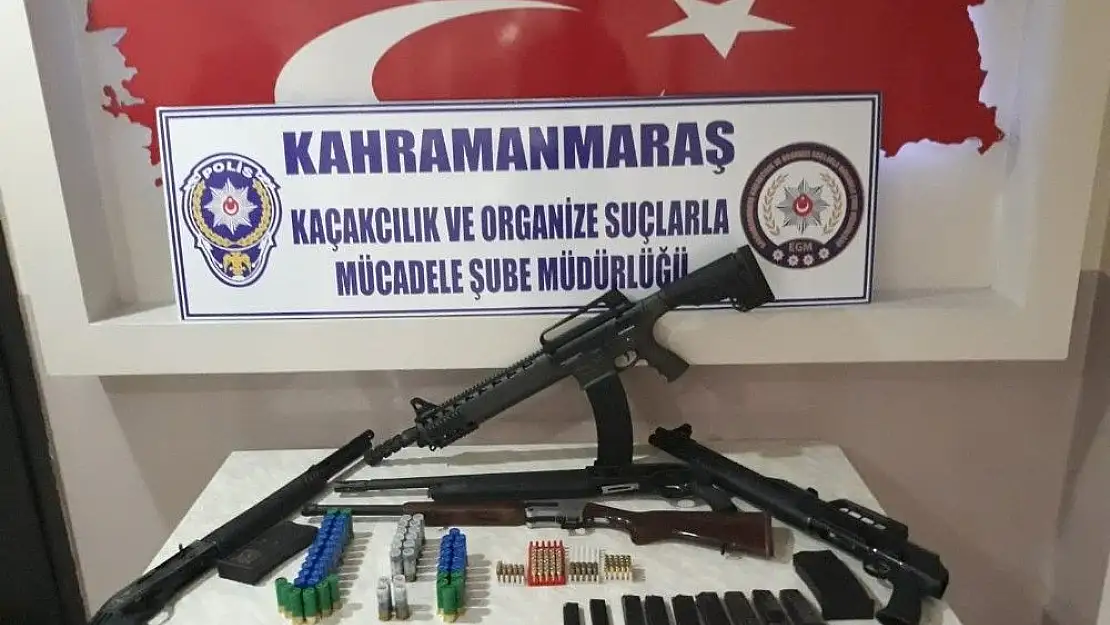 'Kahramanmaraş´ta kaçak silah operasyonu: 3 gözaltı'