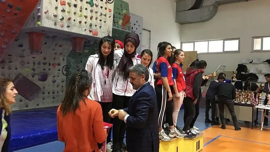 'Okullararası Spor Tırmanışı Müsabakaları sona erdi'