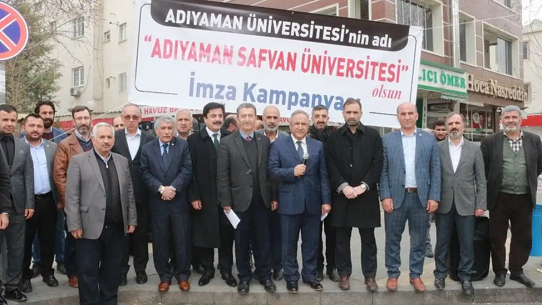 'Adıyaman Üniversitesinin isminin değişmesi için imza kampanyası başlatıldı'