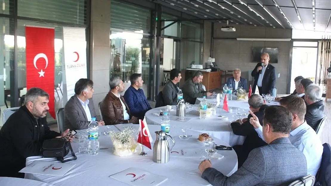 'Kızılay Adıyaman Şubesi basın mensuplarıyla biraraya geldi'