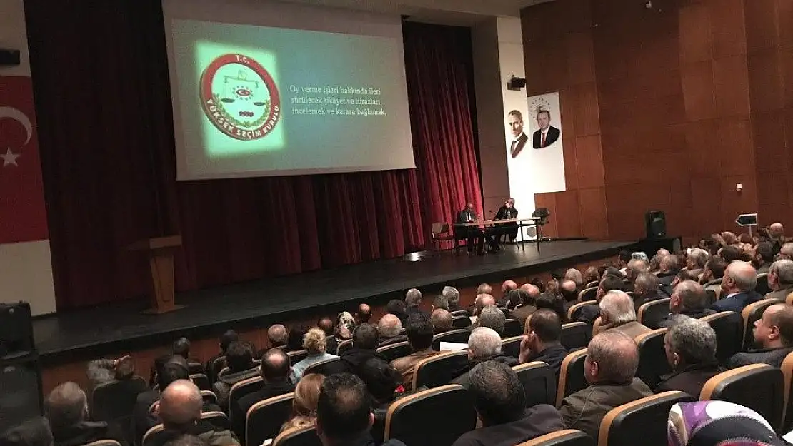 'Sandık görevlilerine eğitim'