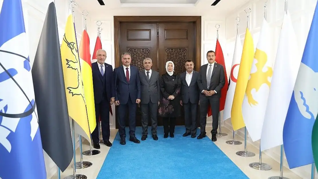 'AK Parti heyetinden Osman Güder´e ziyaret'