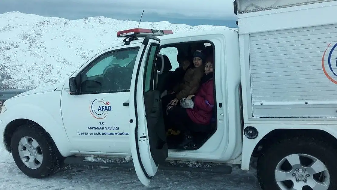 'Nemrut´ta mahsur kalan aileyi AFAD kurtardı'