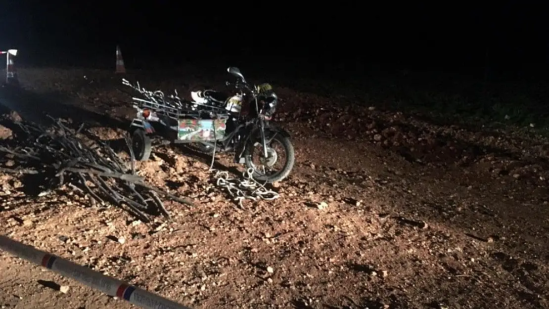 'Sepetli motosiklet takla attı: 1 ölü'