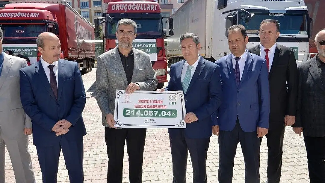 'Malatya´dan Suriye ve Yemen´e yardım eli'