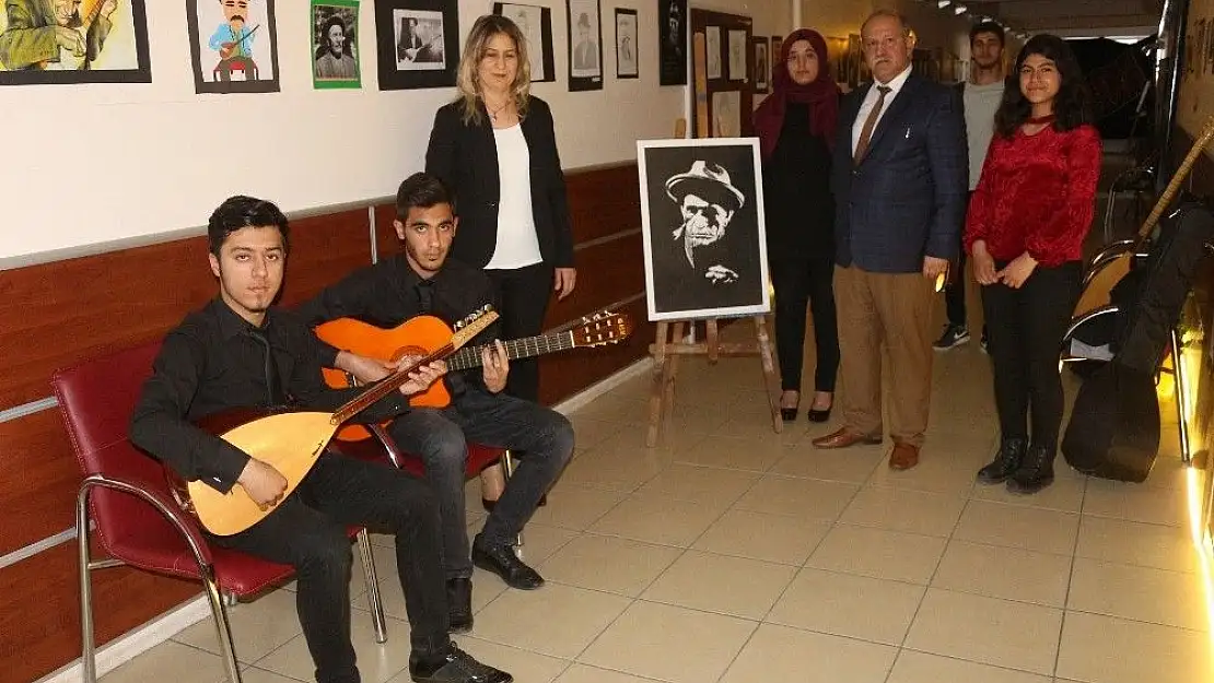 'Okulda `Aşıklar ve Ozanlar Sokağı´ açıldı'