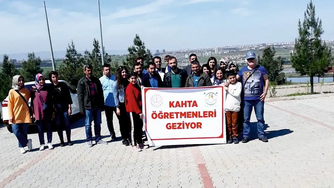 'Kahta´daki öğretmenler EDEP Projesi ile geziyor'