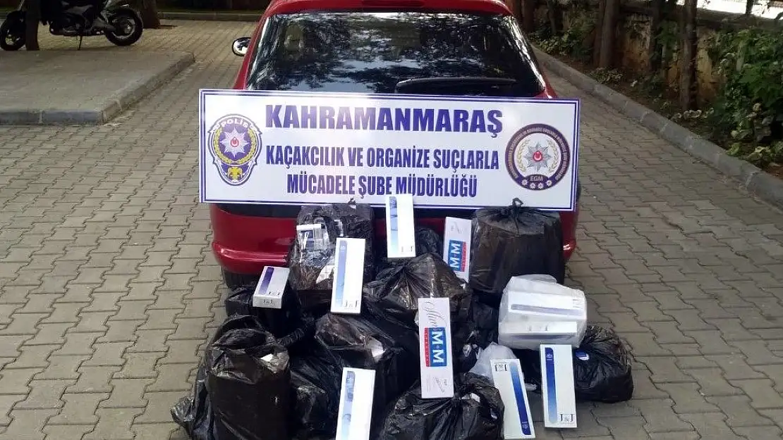 'Kahramanmaraş´ta kaçak sigara operasyonu: 3 gözaltı'