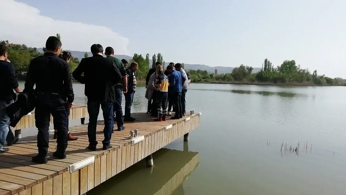 'Göle atlamak isterken polis yakaladı'