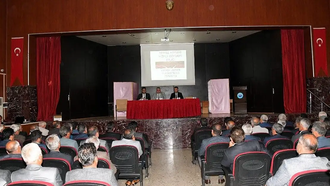 'Merkez köylere hizmet götürme birliğinin encümen seçimleri yapıldı'