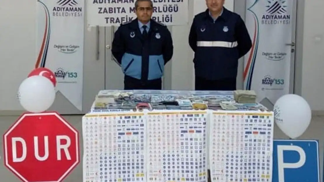 'Adıyaman´da zabıtadan ''trafik'' standı'
