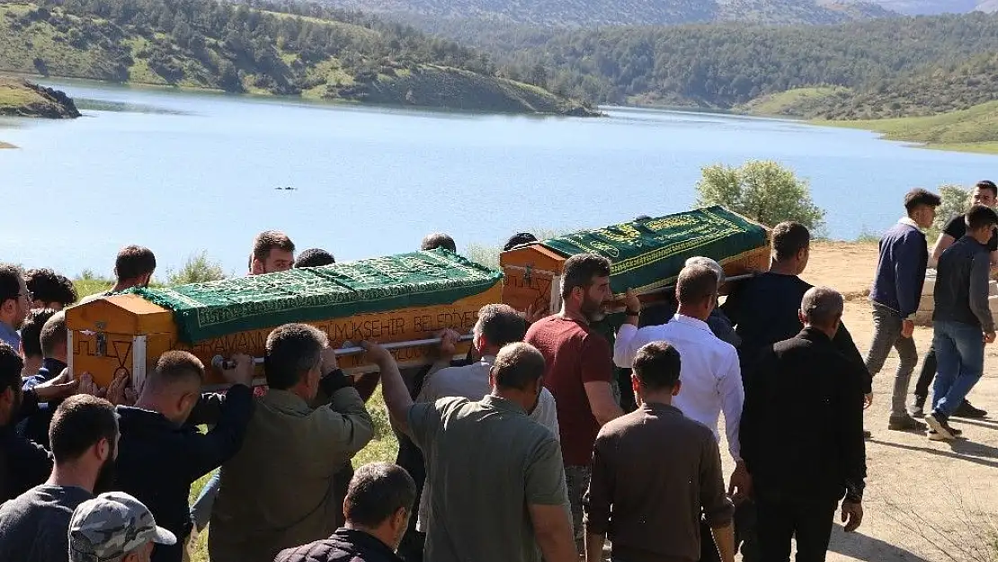 'Baraj gölünde boğulan 3 çocuk toprağa verildi'