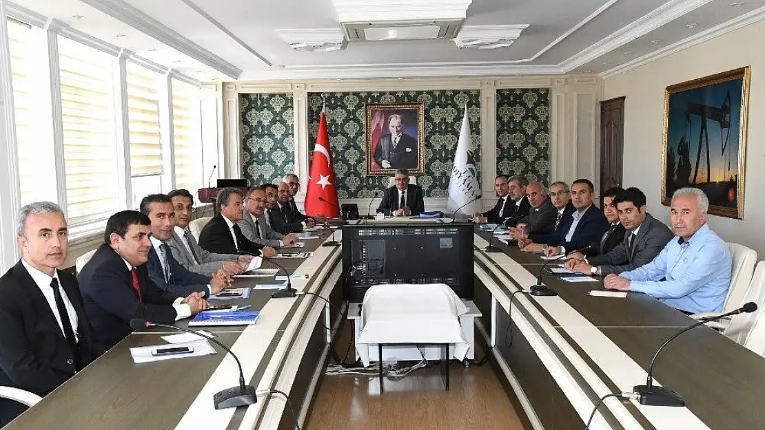 'Kamu yatırımlarını değerlendirme toplantısı yapıldı'