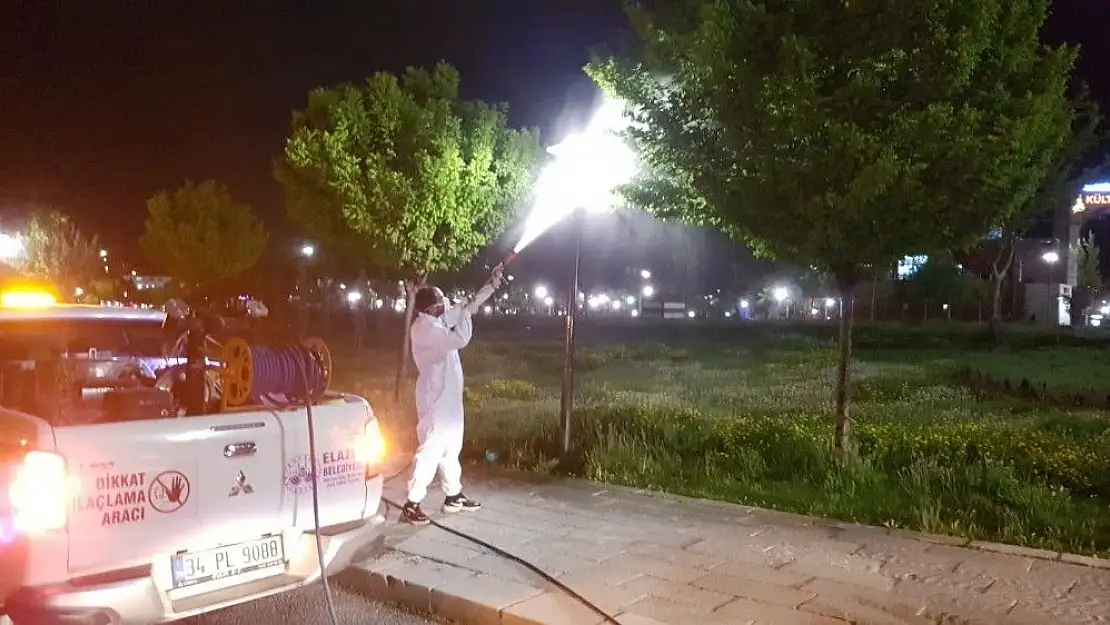 'Elazığ´da haşerelere karşı ilaçlama'
