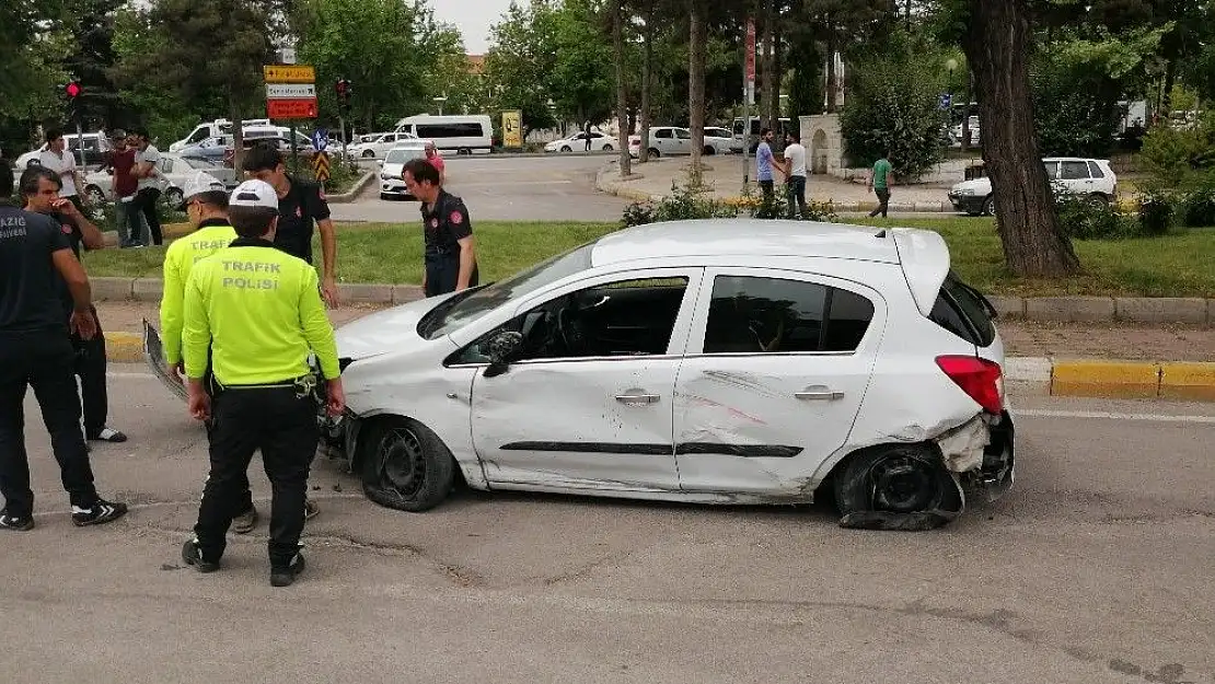 'Elazığ´da  trafik kazası: 1 yaralı'