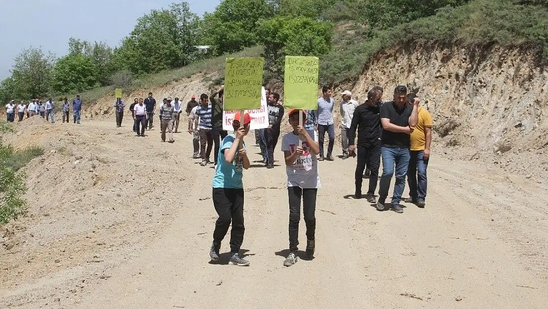 'Köylülerden maden ocağı tepkisi'