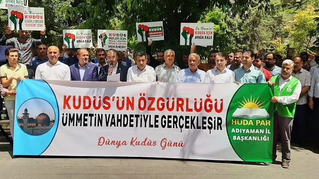 'Adıyaman´da `Kudüs´ açıklaması'