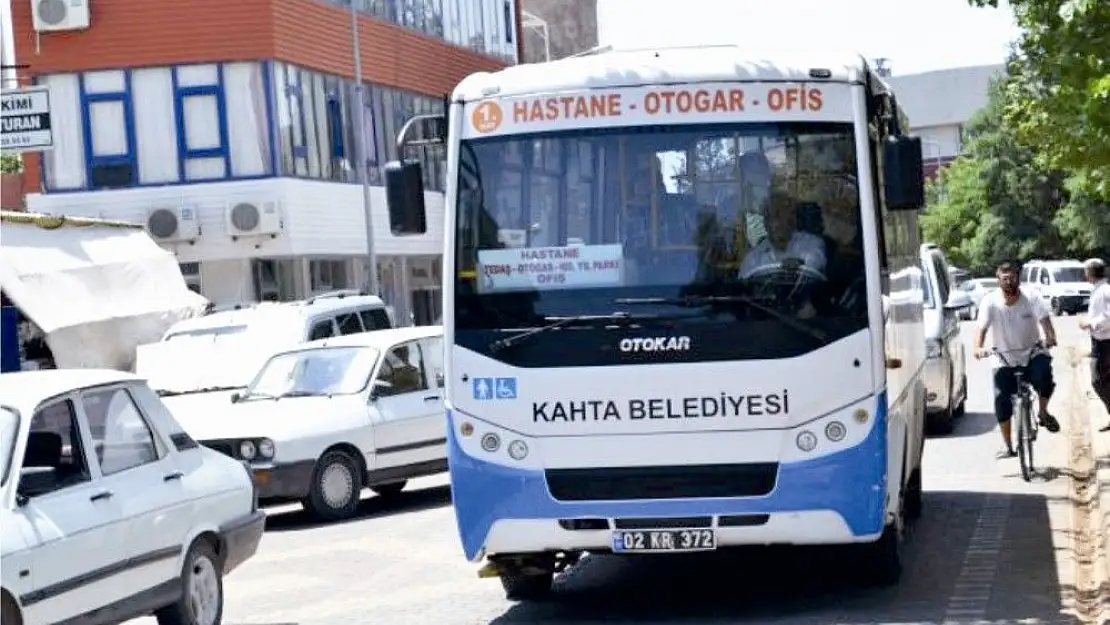 'Kahta Belediyesi´nden ücretsiz ulaşım hizmeti'